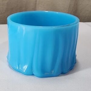 Vintage Akro Agate Blue Glass